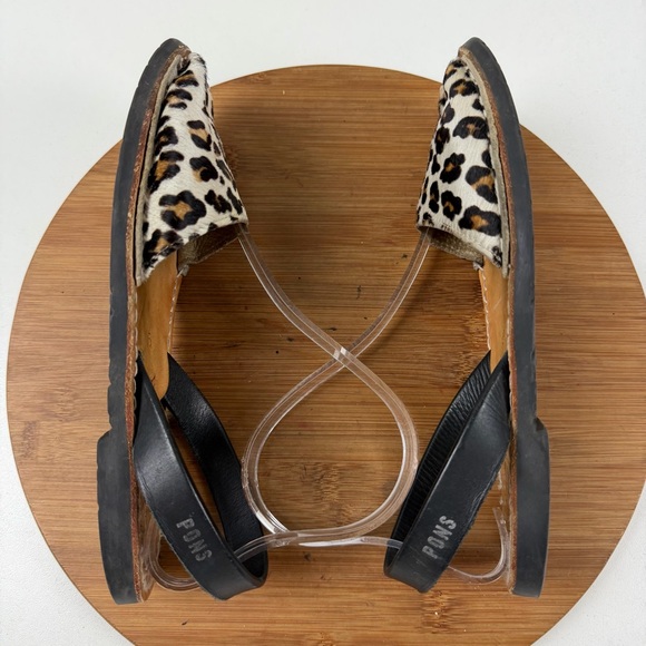 Pons Avarca Leopard Print Classic Sandals - Picture 6 of 10